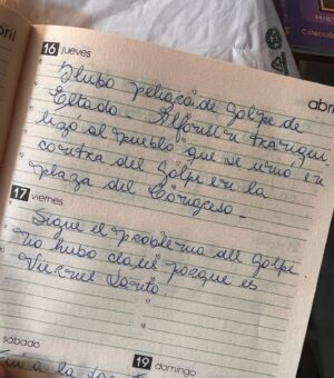 Nancy Dupláa Instagram - Estoy de limpieza del hogar…tarea altamente terapéutica…y oportunamente encuentro mi diario íntimo del 87..estaba en quinto año ..y después de muy poquito tiempo de recuperar la democracia..los energúmenos de siempre ..intentaron violarla una vez más…no pudieron…estuvimos ahí…mi hermano @duplaaq me llevó…me explicó…me hizo ver y fue determinante para mi compromiso para siempre…gracias hermano x eso…

Nunca Más