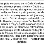 Nancy Dupláa Instagram - Gracias x las críticas!!! No podemos estar más felices con Exit❤️🙌🏼 @exitlaobra De miércoles a domingos podes obtener tus entradas por @plateanet Con las genialidades de @juanpablogeretto y @fermetilli Y la dirección de @corinafiorillo Autor @agustifranch Gracias a todos!!! Vean teatro!!!!!!!!! En mis stories tenes más críticas!! @soy.prensa