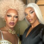 Naomi Smalls Instagram - Backstage in Las Vegas with @oddlyyvie 🤍