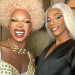Naomi Smalls Instagram - Backstage in Las Vegas with @oddlyyvie 🤍