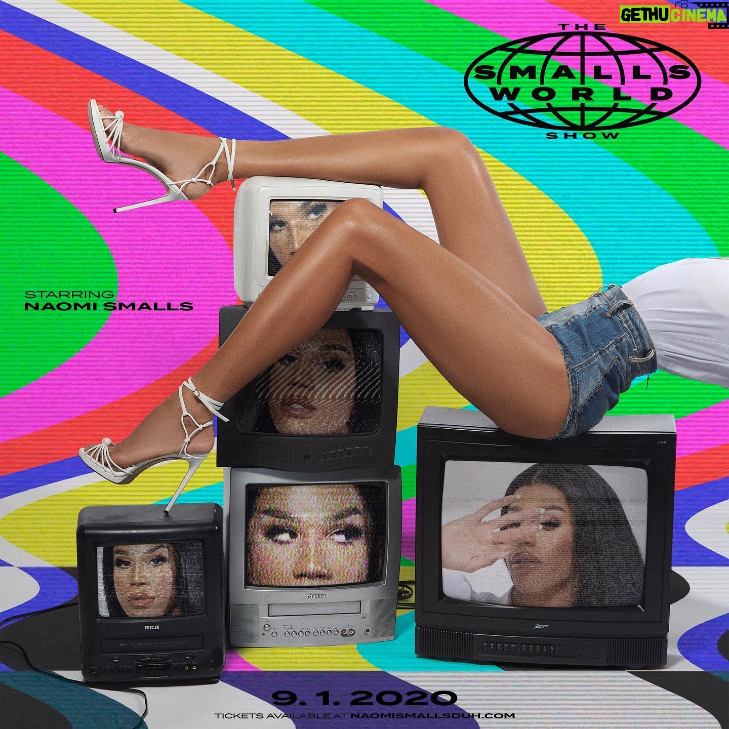 Naomi Smalls Instagram - @thesmallsworldshow 9/1/2020 coming to a screen near you. Tickets available at NaomiSmallsDuh.com (link in bio) Directed by: Davis Heppenstall & Todd Diederich @beodd.png Produced by: Natasha Farias @natacodiva Creative Consultant & Graphic Design: Ricardo Garcia @britrick11 Filmed and Edited by: Todd Diederich @beodd.png Photography: Sarah Crump @drag.n.drop Imagery Styling: Martin June @mostlyjune_ 2nd Camera and Grip by: Josh Sampson @neoncowboy