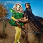 Naomi Smalls Instagram - @kimchi_chic X @naomismalls for @kimchichicbeauty 2 Queens 1 Desert available NOW! Link in bio 🌹💚
