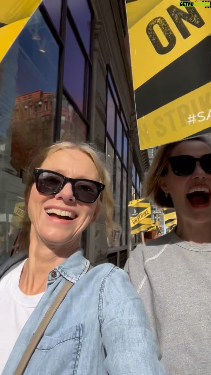 Naomi Watts Instagram - Back to work! @sagaftra thanks for your fight @officialfrandrescher and to all the union members who stood strong and to all of our fellow unions who stood by us, we did it! 💥💥💥