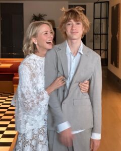 Naomi Watts Instagram - Happy 16th to my darling boy. I cannot believe how fast this happened?! Beyond proud of the young man you've become with the most wonderful spirit, fantastic sense of humor and kind, compassionate soul. So lucky i get to be your mum. Thank you for still letting me hold your hand sometimes. Even though i know you probably just forget to pull it away. You blow me away!! 🤦‍♀️Happy birthday to ❤️🎂🎉 @sashapeteschreiber