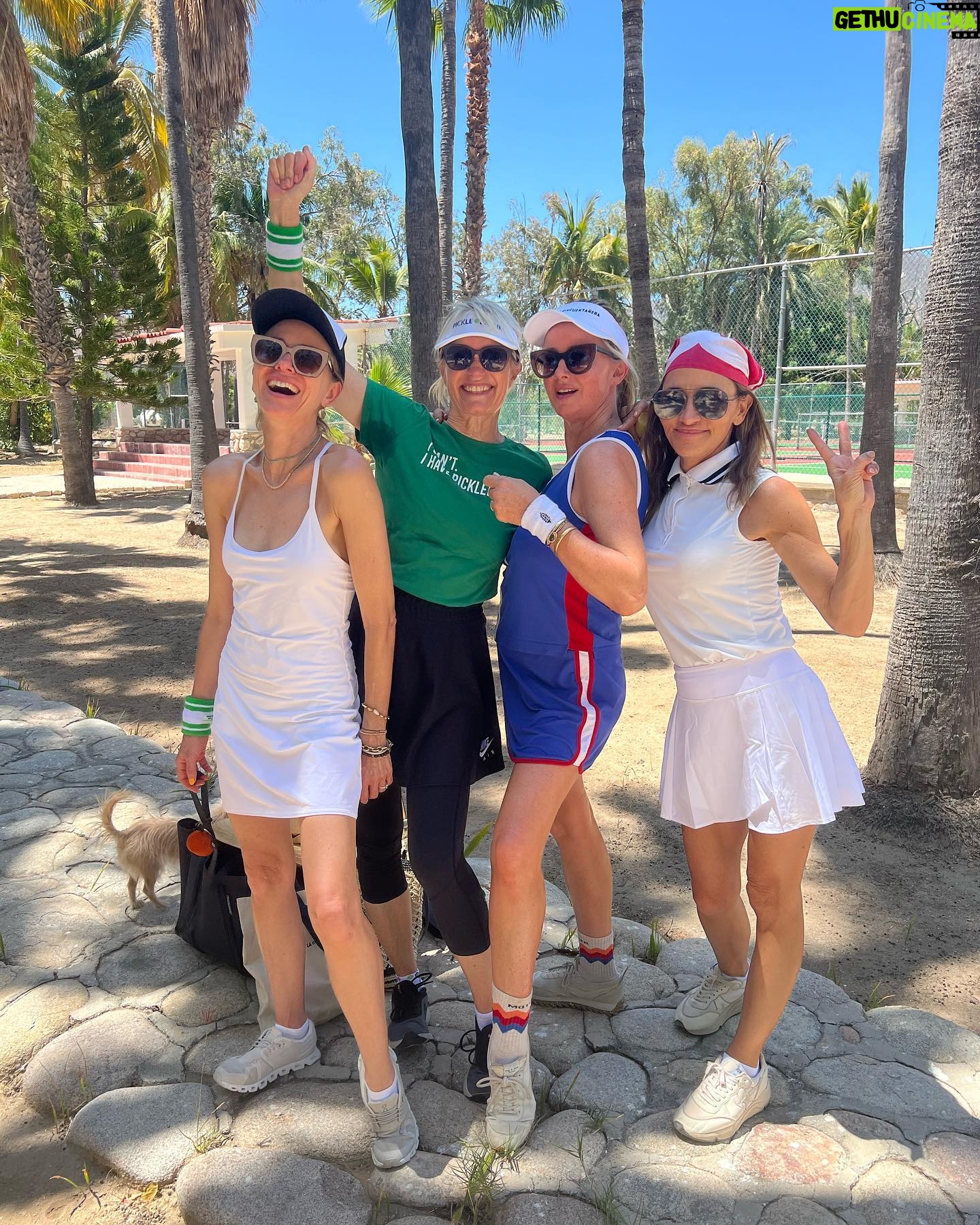 Naomi Watts Instagram - Joining the Pickle Ball craze!!Definitely my new favorite thing. Anyone else into it?