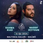 Nassif Zeytoun Instagram – حفل ثاني رح يجمعنا في #السويد 🇸🇪

انتظرونا لنغني ونسهر في مدينة مالمو السويدية يوم الأحد ١٦ حزيران 😍
‏#NassifZeytoun 
‏#RahmaRiad
