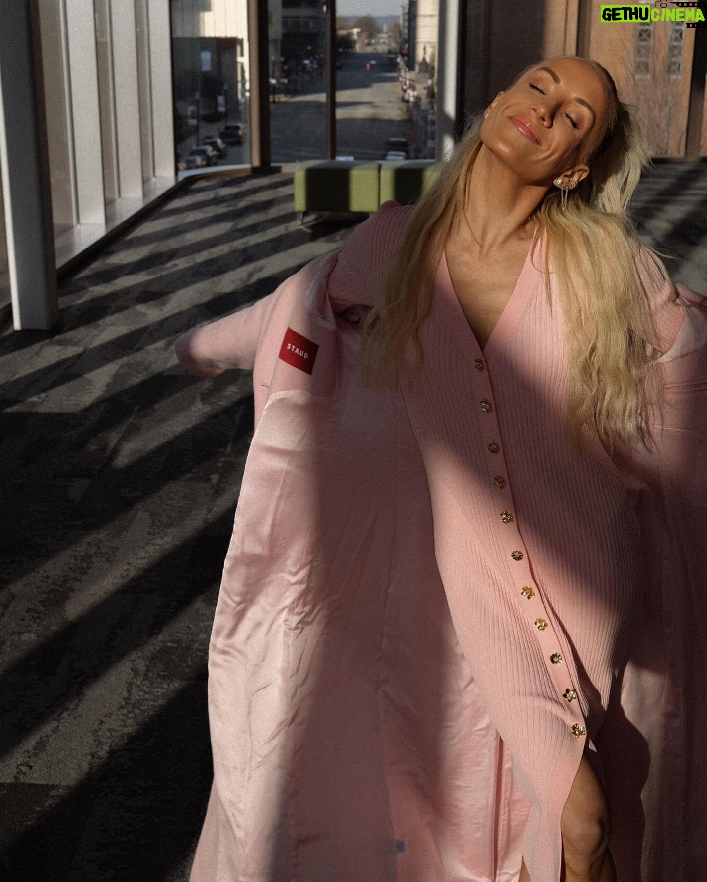 Nastia Liukin Instagram - photo dump, nastia cup edition 1. love a good theme (tried to) understand the assignment 2. as if I created this pink coat for this occasion 🙃 unfortunately it’s completely sold out #nastialiukinxgiannibinni @dillards 3. just one of the many notes (and bracelets) from the girls - which are kept forever in my little box of special notes cards 4. game day look… instagram vs 5. reality - just a few hours apart 🤪 at the airport heading home a little delirious but so beyond fulfilled 6. so beyond fulfilled 7. fun fact: when we moved to the US, we landed in New Orleans and lived there for 9 months. My parents started coaching at a local gym - Elmwood Gymnastics- and it was there that my gymnastics career truly started 🙃 fast forward to sunday evening at the airport, and a group of girls ran up to me asking for a photo. My dad noticed right away, their gym shirts: “Elmwood Gymnastics”. We looked at each other and said no way…. What are the chances. The sweet girls has no idea, but I shared the little fun fact with them and they were so excited. 8. The final look for dinner at the derby 9. The shenanigans it takes to get there (and plenty more) on my tiktok 10. That’s all, bye for now!