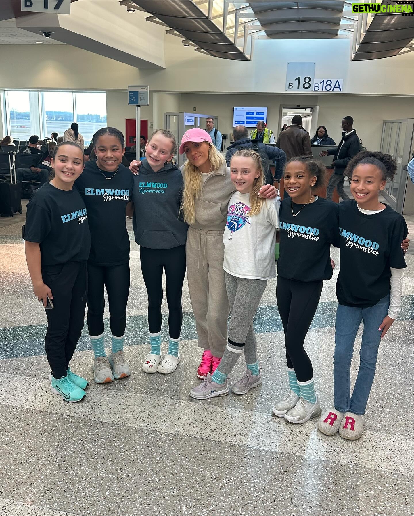 Nastia Liukin Instagram - photo dump, nastia cup edition 1. love a good theme (tried to) understand the assignment 2. as if I created this pink coat for this occasion 🙃 unfortunately it’s completely sold out #nastialiukinxgiannibinni @dillards 3. just one of the many notes (and bracelets) from the girls - which are kept forever in my little box of special notes cards 4. game day look… instagram vs 5. reality - just a few hours apart 🤪 at the airport heading home a little delirious but so beyond fulfilled 6. so beyond fulfilled 7. fun fact: when we moved to the US, we landed in New Orleans and lived there for 9 months. My parents started coaching at a local gym - Elmwood Gymnastics- and it was there that my gymnastics career truly started 🙃 fast forward to sunday evening at the airport, and a group of girls ran up to me asking for a photo. My dad noticed right away, their gym shirts: “Elmwood Gymnastics”. We looked at each other and said no way…. What are the chances. The sweet girls has no idea, but I shared the little fun fact with them and they were so excited. 8. The final look for dinner at the derby 9. The shenanigans it takes to get there (and plenty more) on my tiktok 10. That’s all, bye for now!