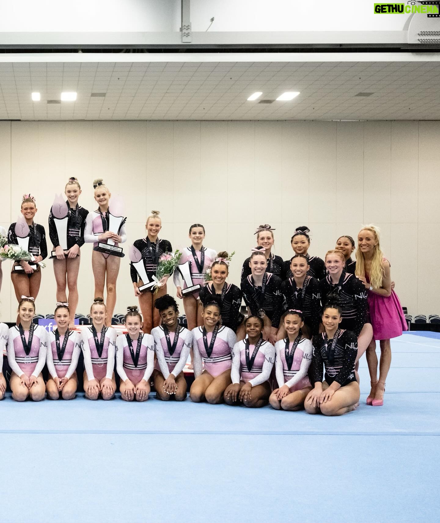 Nastia Liukin - 26.2K Likes - Had you told me 15 years ago the Nastia Liukin Cup would not only still be happening but also:
-would become an event that coaches, staff athletes would tell me it was more important to them to qualify to than their own national championships
-would turn on the tv one day and see an NCAA gymnastics competition on ESPN with the gymnasts name, age, hometown, along with “NASTIA CUP QUALIFIER” in bold letters
-would take place in venues across the country in some of the most iconic arenas in the world — hi @thegarden @attstadium
Hand on my heart, I really don’t think I would have believed any of these things. Yet this weekend I found myself in the midst of what I thought was, THE most special year, event, and group of all 15. While sharing so much of this event over the years has become something I truly enjoy doing, this year I became a bit overwhelmed with trying to capture all the content and decided I wanted to truly be a little more present - less focused on getting it all captured.
Bc be told - this was ALWAYS for about those girls on the floor. And not just the moments on the floor, but even more so the moments out of the arena. The moments that aren’t ever broadcasted. The moments that are not possible to capture even if you tried. The moments we get to share together that make this entire thing SPECIAL.
And that’s exactly what I did. As I gathered the girls one final time after the competition, I thanked them (and much more)— for the first time I got emotional thinking how special this all was. Before the competition I asked them to try to find a moment that day pause for a brief moment and be proud - of themselves for qualifying to what has become the most difficult JO competition to qualify to in USA. I continued to tell them that sure we all want to win- but results here wouldn’t matter as much as the journey experience would. Bc this was never about the final standings, the city and venue, or the design of the leotards that year.
Whether that was in arena or not and seen on social media or not - that was always my hope, dream and goal: creating a special experience - and making them all feel as special as they truly are. Xo NL 🩷