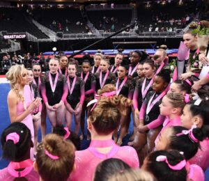 Nastia Liukin Instagram - EXACTLY ONE WEEK AWAY FROM THE 15TH (!!!!!!!!!) NASTIA LIUKIN CUP, so I thought a little walk down memory lane felt appropriate. While often times social media feels like a highlight reel, I do believe in celebrating wins, big or small. Sharing what you’re proud of, something that excites you, or an accomplishment is a little window into your soul. And that’s real, not a highlight reel. 

With that being said, this little idea that turned into something far greater than I had ever imagined, is something I am SO proud of. Here’s to reflecting back on a few core memories and many, many more to come this week!!!

2. The one @gabbycvdouglas competed at when she was 14 years old… then went on to win the gold medal at the Olympic Games just 2 years later
3. The one at COWBOYS STADIUM!
4. The one that we had to social distance   wear mask but we were all so beyond happy to finally be there again
5. The one where I decided there would never be a tie breaker at the Nastia Cup 
6. The one at the Derby — same place, next week? Cool, see y’all there
7. The one where my idol growing up was there, watching HER daughter compete 💕 @amandakborden 
8-10. The one in my hometown and also lucky number 13…. It was truly the best and most special one EVER EVER — so it deserved a few more photos. 

#nasticacup 💗📷 all photos by @johnkcheng   @beckleyco