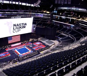 Nastia Liukin Instagram - EXACTLY ONE WEEK AWAY FROM THE 15TH (!!!!!!!!!) NASTIA LIUKIN CUP, so I thought a little walk down memory lane felt appropriate. While often times social media feels like a highlight reel, I do believe in celebrating wins, big or small. Sharing what you’re proud of, something that excites you, or an accomplishment is a little window into your soul. And that’s real, not a highlight reel. 

With that being said, this little idea that turned into something far greater than I had ever imagined, is something I am SO proud of. Here’s to reflecting back on a few core memories and many, many more to come this week!!!

2. The one @gabbycvdouglas competed at when she was 14 years old… then went on to win the gold medal at the Olympic Games just 2 years later
3. The one at COWBOYS STADIUM!
4. The one that we had to social distance   wear mask but we were all so beyond happy to finally be there again
5. The one where I decided there would never be a tie breaker at the Nastia Cup 
6. The one at the Derby — same place, next week? Cool, see y’all there
7. The one where my idol growing up was there, watching HER daughter compete 💕 @amandakborden 
8-10. The one in my hometown and also lucky number 13…. It was truly the best and most special one EVER EVER — so it deserved a few more photos. 

#nasticacup 💗📷 all photos by @johnkcheng   @beckleyco