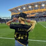 Nastia Liukin Instagram - well that wasn’t on my bingo card for the weekend 🦅⚽️ thank you for having me @lafc 💫 @la28games