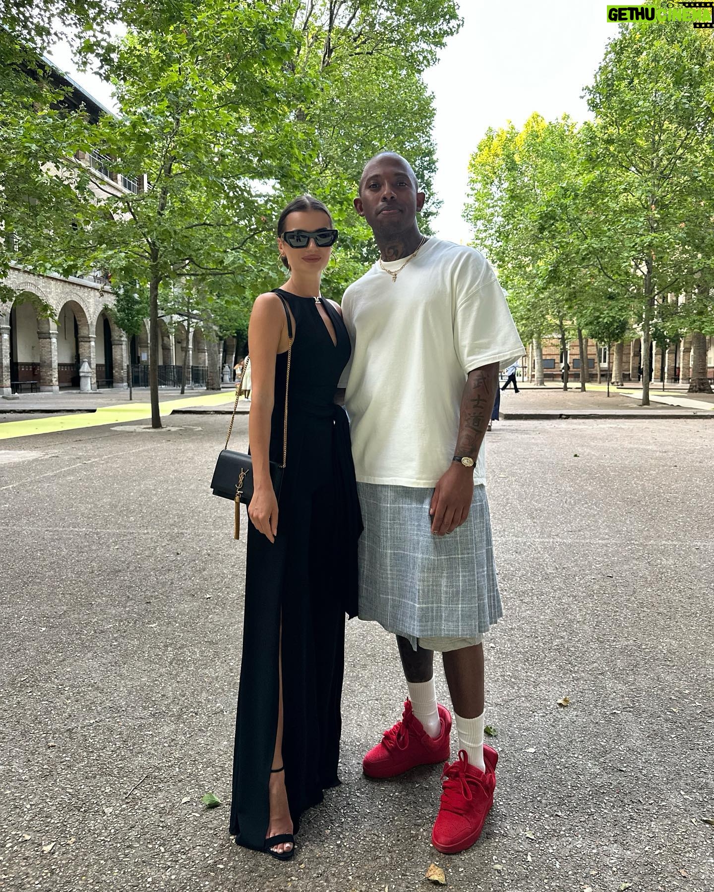 Natalia Janoszek Instagram - Recap from @1989.studio fashion show at @parisfashionweek in time of @chazajordan Bday-may all your wishes come true!💛 If @2chainz debuts new song at your show, I can't wait to see what’s coming next!🔥#parisfashionweek #1989studio #fashionshow #paris