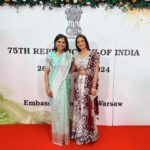 Natalia Janoszek Instagram - Yesterday we celebrated 75th Republic Day of India at the Indian Embassy in Warsaw. Thank you for the invitation @indiainpoland 🇮🇳