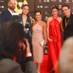 Natalia Reyes Instagram - Aquí con el que me aguanta el voltaje @juanpssv y con talento cartagenero hasta el cielo 🌌 el gran Kevin @sr.ksm con estas fotos y este vestido de @estefaniaofficial_ via @creativesincraft Celebrando nuestro cine @academiacolcine #PremiosMacondo2023 • The one who keeps up with me @juanpssv and the amazing cartagenian talent of @sr.ksm y this lovely dress @estefaniaofficial_ via @creativesincraft Celebrating our movies #PremiosMacondo #PremiosMacondoTNT #NataliaFromColombia #VísteteDeColombia #CineColombiano