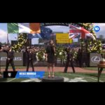 Natalie Imbruglia Instagram - Such an honour to sing the Australian National Anthem for the first time on a public stage yesterday before the Lexus Melbourne Cup! Thanks to the whole team ❤️ @drewmac sammymeads @chinwagpr @ttpublicity @karenrossiter @rudston.brown @bozzy_____ Lisa and Anna from @mushroomevents @flemingtonVRC @caamusic @chrisibbs @emmabanksagent 💜 Special thanks to @ezaraj for my stunning custom made leather crown! ✨ Styling @fredericalovellpank 💛 Dress: @rebeccavallance ⚡️ Shoes: @rupertsanderson ✨ Hair and Makeup: @michael_brennan ⭐️