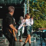 Natalie Imbruglia Instagram – Christchurch thanks for making the last show of the tour so special!! I feel really lucky to have the opportunity to do what I love for a Living… 🍀🍀🍀

@thecorrsofficial 💗 @thetonichilds 💚@germeinsisters 💛Thanks to you all for your energy and kindness.. and to my band and crew and the whole production team for making it all possible every night!! 💜💜💜💃🏽✨

Thanks @elfie_germein for these pics 😘

THANKS @drewmac48 you are a legend ❤️

Styling: @fredericalovellpank 😘
Top: @chopovalowena 💗
Skirt: @nanushka#