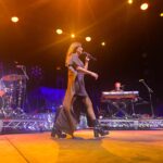 Natalie Imbruglia Instagram – I’m a little late on posting!! …
Melbourne you were AMAZING!!! Thank you for singing along with us all night at @rodlaverarena 
So lovely to catch up with my friends after the show too… 💜💜💜

Dress: @tallermarmo 
Shoes: @givenchy