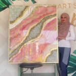Natalie Sarah Instagram - Senangnya 😍 Geode Resin Art Big Pinky 100 x 120 💝 Punya Kak Yulia di Cibubur,Aku Suka Bangeet, Kepengen Punyaa 😅Huhuhu 😭😭😭 MashaAllah - Order ke @decoranbynat #resinart #diy #geode #pink #love #mashallah #decoranbynat