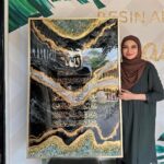 Natalie Sarah Instagram - Geode ResinArt Lafadz ALLAH Diameter 60 ,punya Ka Prisha dan Ayat kursi 80 x 120 , MashaAllah 🤎 Hitamnya Memukau Bangeet 😍 - order : @decoranbynat
