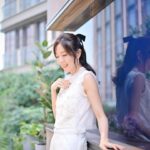 Natalie Tong Instagram - What would life be if we had no courage to attempt anything 🩵🩵🩵 #NT 👗👠💍 @apmmonaco #apmmonaco @shiatzychen #ShiatzyChenHK @sam_edelman_hk Styled by @antonnmak