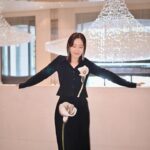 Natalie Tong Instagram - Simple and chic, just how I like it. 🌸🌸🌸 @lanvin @wink_atelier @apmmonaco #apmmonaco @louboutinworld @antonnmak #NT