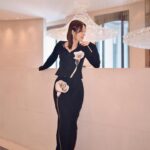 Natalie Tong Instagram - Simple and chic, just how I like it. 🌸🌸🌸 @lanvin @wink_atelier @apmmonaco #apmmonaco @louboutinworld @antonnmak #NT