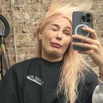 Natalya Rudova Instagram - Все что ты должен знать обо мне на 3-й фотке😂😂😂🔥 А вообще я обожаю свой розовый блонд😻💗💗💗