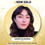 Natasha Liu Bordizzo Instagram – A lot of important stuff happening in the world right now but wanted to say a big thank you to @goldhouseco for this honour! I promise to always use any influence I have for good 🫶