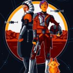 Natasha Liu Bordizzo Instagram - It’s impossible to choose from so much talent but here are a few of my favourite Ahsoka fan art 💙🧡🤍 It won’t let me tag the first artist, it’s @birdy_raider 🫧 @ahsokaofficial @disneyplus