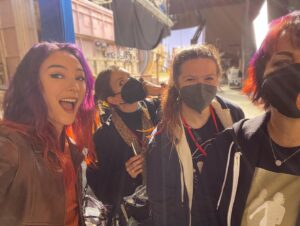 Natasha Liu Bordizzo Instagram - As you probably know, the strike has lifted 😮‍💨. All I’ve wanted to say for these many weeks is thank you from the bottom of my heart for all the love on Ahsoka 🤍💜. Thank you for coming along with us on such an epic journey!! Sabine taught me so much, especially about receiving mentorship, love and guidance, even when you least deserve it. This show was made by a huge team of genuinely good, kind people (hi @dave.filoni) who are all obsessed with Star Wars and even with all the other incredible experiences that came along with it, that part stood out to me. 

Alright now enjoy some fun snaps from set!! More to come!! @ahsokaofficial @starwars 

P.s. We miss you Ray. We miss you Shawna. X