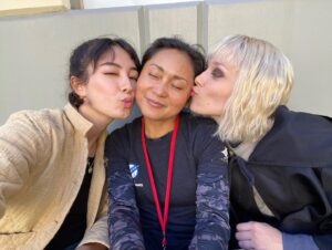 Natasha Liu Bordizzo Instagram - As you probably know, the strike has lifted 😮‍💨. All I’ve wanted to say for these many weeks is thank you from the bottom of my heart for all the love on Ahsoka 🤍💜. Thank you for coming along with us on such an epic journey!! Sabine taught me so much, especially about receiving mentorship, love and guidance, even when you least deserve it. This show was made by a huge team of genuinely good, kind people (hi @dave.filoni) who are all obsessed with Star Wars and even with all the other incredible experiences that came along with it, that part stood out to me. 

Alright now enjoy some fun snaps from set!! More to come!! @ahsokaofficial @starwars 

P.s. We miss you Ray. We miss you Shawna. X