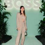 Natasha Liu Bordizzo Instagram - Thank you @boss 🪩🩶 Ciao Milano!! #BeYourOwnBoss #ad
