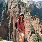 Natasha Liu Bordizzo Instagram - Zion and Bryce Canyon this week ⛰️🦅♥️ I love these lands so much. The energy, especially in Bryce, is unlike anywhere else I’ve been. Some of the Native people’s lore was that the red rock hoodoos that distinguish Bryce Canyon were bad people turned to stone by the all-powerful Coyote spirit. The Paiute called these rock formations ‘Anka-ku-was-a-wits’, meaning the ‘red painted faces.’