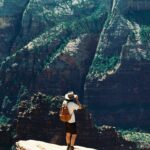Natasha Liu Bordizzo Instagram - Zion and Bryce Canyon this week ⛰️🦅♥️ I love these lands so much. The energy, especially in Bryce, is unlike anywhere else I’ve been. Some of the Native people’s lore was that the red rock hoodoos that distinguish Bryce Canyon were bad people turned to stone by the all-powerful Coyote spirit. The Paiute called these rock formations ‘Anka-ku-was-a-wits’, meaning the ‘red painted faces.’