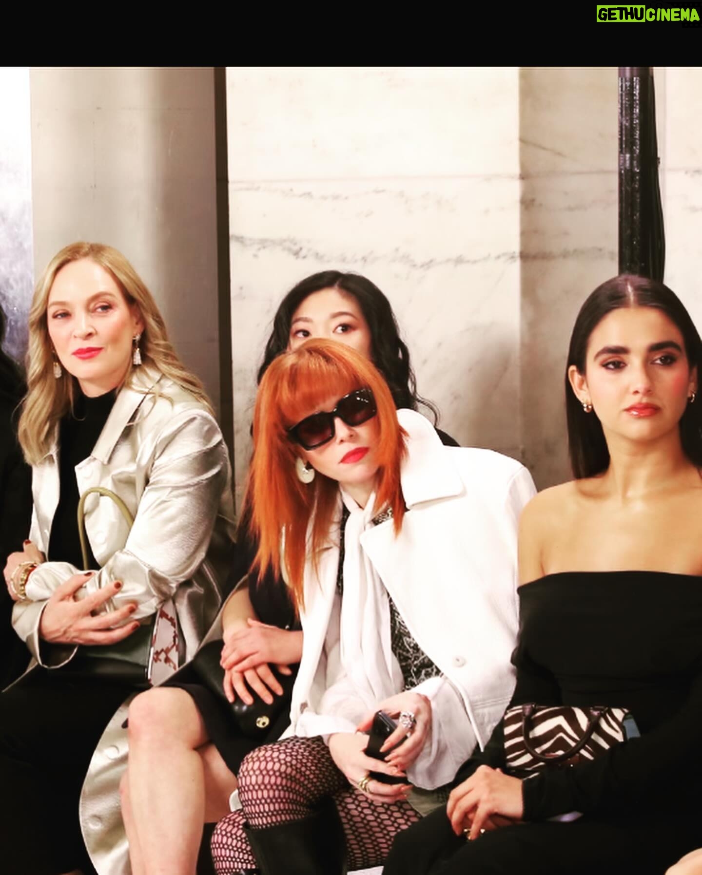 Natasha Lyonne Instagram - @toryburch took us #intothetrees @nypl! 🔥🔥#toryburchfw24 🔥🔥