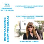 Natasha Lyonne Instagram - So grateful for all these good tidings & to work with the great @riancjohnson & a bevy of overflowing talent on our most special show: #PokerFace. Thank you @televisionacad, @official_tca & @hollywoodcriticsassociation for the acknowledgment of our work. And now we strike in solidarity at the stroke of midnight! @sagaftra @wgaeast @wgawest ✊♥️♥️🤘✊🔍🔍
