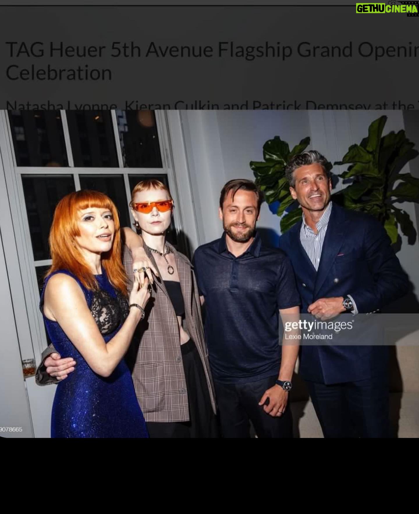 Natasha Lyonne Instagram - Thanks @tagheuer for a great night! And congrats #kieran on all your @successions!! Also, play more chess, kids. CC: @lissy_trullie ♟️♥️👹🧠