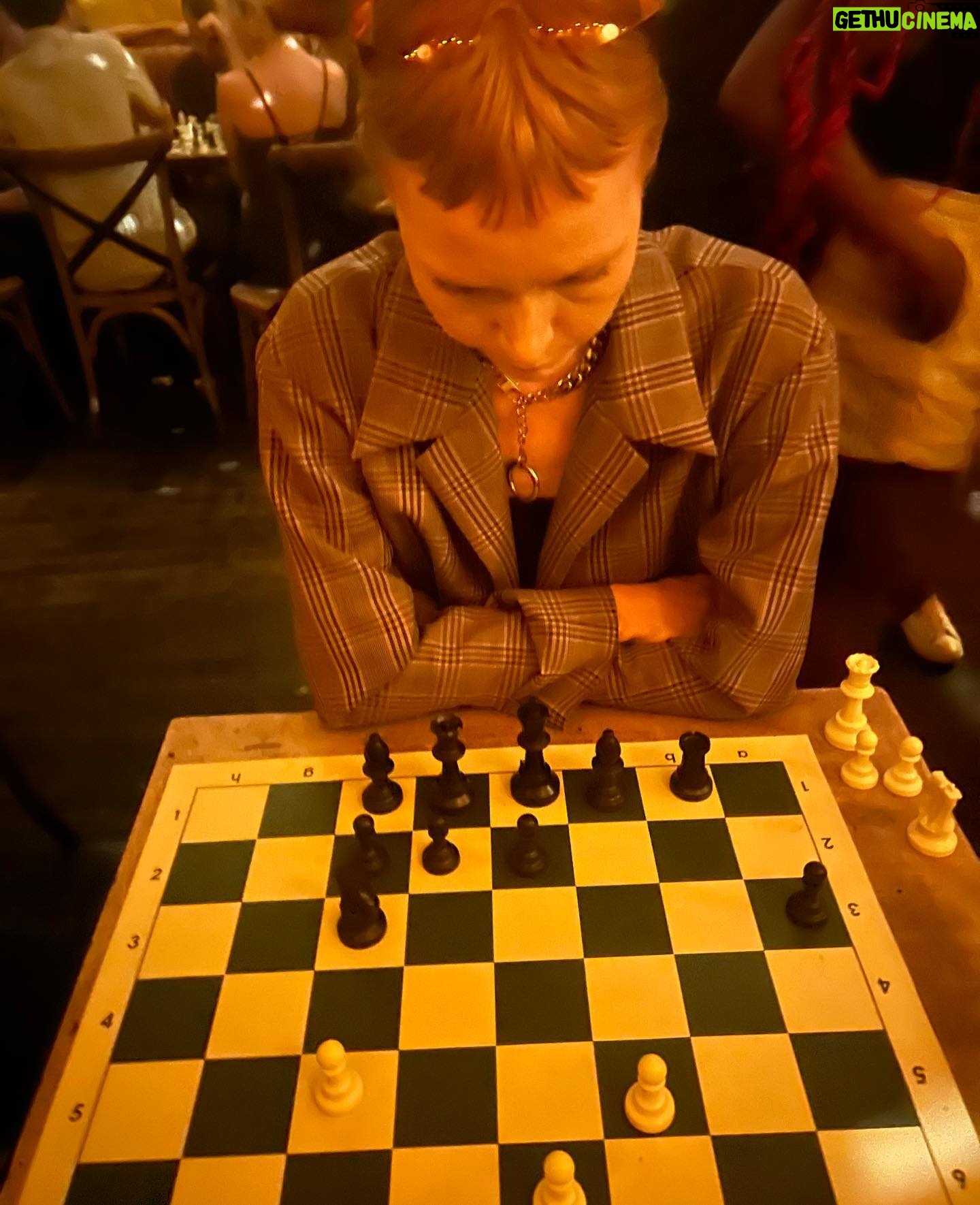 Natasha Lyonne Instagram - Thanks @tagheuer for a great night! And congrats #kieran on all your @successions!! Also, play more chess, kids. CC: @lissy_trullie ♟️♥️👹🧠