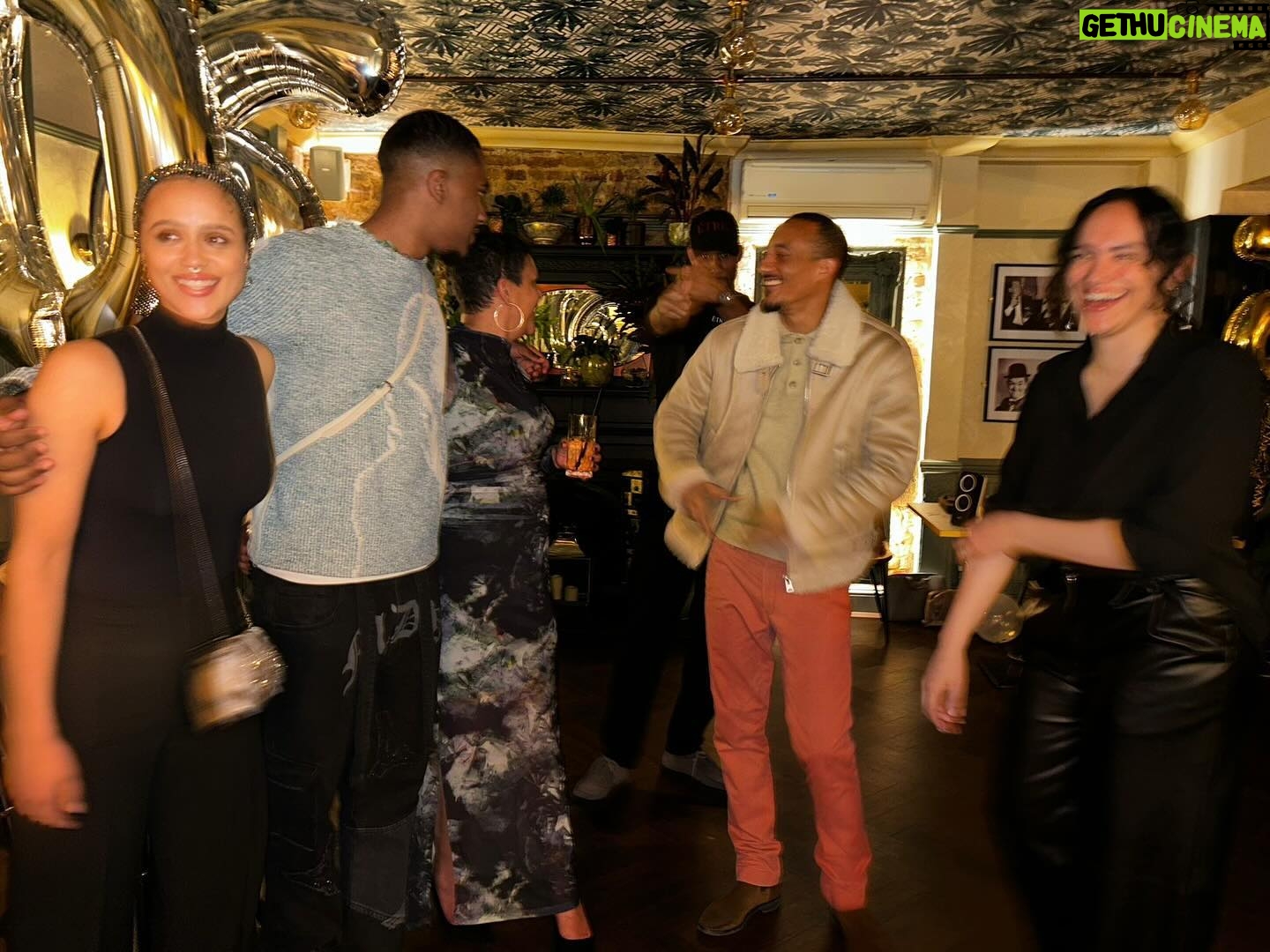 Nathalie Emmanuel Instagram - Got there in the end 🙄… Just trying to take one nice pic of all the cousins and Auntie Nera who we celebrated last night and her 60 years on earth. Why are we like this? 🤣 We love you so much and are all so lucky to have you in our lives.