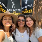 Nathalie Kelley Instagram - With no end in sight to the ongoing actors and writers strike, my monthly column for @lofficielibiza is now up and still extremely relevant. It’s my personal take on the reasons behind this strike - and in it I share some of my personal history as an actress. Normally I try to block out those really tough years where I persevered through soul crushing auditions before “making it” as an actress - but writing the article was a good reminder of why we are doing this. Those of us who have the privilege of having agents, managers and lawyers now must to fight for the rights of those who don’t. Whose jobs and work are set to be cannibalized by AI if we don’t set clear limits around its use. The majority of actors struggle to make enough to qualify for health insurance - that was me for a few years. And yes, being an actor comes with a huge risk and job stability is not one of its hallmarks - but our creative birthright and dignity as artists and workers is on the line. And that is why this a fight worth enduring. In the same way we all benefited from the gains won in the last actors strike (before I was even born) the actors of the future will thank us for our perseverance. 🙏🏽 link to article in bio