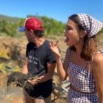 Nathalie Kelley Instagram – Hello! Compost Queen here… Darlings I’m so thrilled you loved my little reel on the wonders of Making Soil! Once you start you can never go back to throwing your organic matter in the trash! Here are are some wonderful resources by @swaythefuture and @shanleygrace to help get your compost recipe just right… and lastly, if you want to go the EXTRA mile for Mother Earth this year, consider BECOMING a Soil Site on @makesoil. YOU get to choose how many neighbors you accept food scraps from, what exactly you accept and when. This is how we go about getting millions (hopefully billions) of people engaging in their first act of regeneration! It’s that simple, yet that profound. @joshwhiton, founder of @makesoil likes to say it’s the “gateway” regenerative experience that leads to all other kinds of wonderful things like growing your own food or learning agroforestry as I intend to do this year… and it all started with a simple compost bin 😘🌱 Here’s to Making Soil together in 2023 🌎

Slide 1: Compost Queen Nat in an home-made DIY necklace constructed out of her own food scraps with a bowl of organic matter

Slide 2: An instructional guide of the nitrogen/carbon/potassium/phosphorus content of common compostable items by @swaythefuture 

Slide 3: Nat about to taste @terramasiaibiza delicious biodynamic soil after reviewing their compost. Wearing her friends sustainable and ethically made line @laasso 

slide 4: the @makesoil team in Ibiza visiting @terramasiaibiza . Founder @joshwhiton front and center. @vanessaponcedeleon @steviemariew (not shown) @tansykaschak @andresalonso7 

Slide 5: A screenshot of the @makesoil app showing existing soil sites across California and Oregon

Slide 6: More composting resources by @swaythefuture