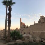 Nathalie Kelley Instagram - Luxor 🔺Karnak 🔺 Sekhmet 🔺 Hatshepsut 🔺 I fulfilled a lifelong dream in my visit to Luxor… I vaguely remember learning about Hatshepsut the female Pharoah in high school but it was wonderful to see her temple and learn about her devotion to biodiversity, traveling all of Africa to bring back seeds and trees for her famed gardens. Sadly since the building of the Aswan Dam in the name of “modernity” the Nile no longer floods and her gardens, like much of the once rich agricultural land along the Nile has gone barren and dry. I said my prayers to Sekhmet, goddess of divine retribution, to restore Justice and eliminate the greed that has poisoned so much of humanities consciousness. Thank you to @theheartofegypt for your warm and generous welcome to Luxor, and thank you to my Queens for the company 🔺