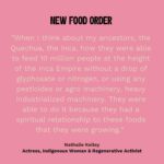 Nathalie Kelley Instagram - This last week saw the release of my interview on one of my favorite podcasts: @gangofwitches (if you haven’t subscribed yet, you won’t be disappointed, Jo curates an excellent array of guests. All those who love Ibiza should listen) AND the debut of what I’m sure will be one my new favorite podcasts @newfoodorderpod. I’ve included the link to both in my bio. In @gangofwitches I discuss the Brazilian election, the importance of biodiversity and its connection to cultural diversity, as well as some of my personal story. And on @newfoodorderpod the topics revolve around agriculture, ancestral food systems, and the history of death by poisoning from agro-chemicals in my own family 💔it’s an honor to be featured on both, I’m always so grateful for the opportunity to discuss my passion for regenerative agriculture (and my new obsession with agroforestry) and I hope these interviews shine a light on some of the very personal reasons behind my crusade against the industrial agricultural food complex, while providing hope for our future rooted in a return to ancestral knowledge systems. 🙏🏽🌿