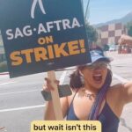 Nathalie Kelley Instagram - Please don’t make mistake our exuberance in these videos for happiness about the terrible toll that this strike is having on hundreds of thousands of people. What you are seeing in these videos is a collective feeling of solidarity among the creative people that tell your favorite stories - knowing that our demands are just and that we are on the right side of history. This fight, centered mostly over the issues of labor/wage fairness and AI - is a microcosm of what is happening in industries around the world. Corporations and the executives running them are getting richer while employees bare the burden of cost cutting. Meanwhile jobs are being lost to AI in every sector. They told us that AI would only do the jobs we DIDNT want to do! And now we are witnessing the rise of Generative AI - fed on our creative work without compensation - coming for the work we held most sacred: our human creativity. Story-telling is what makes us human, our stories and myths have always guided us as a species. If we give over this birthright to computer generated content dictated by a soulless algorithm now - that cannot bode well for the future of our species. We have already seen the kind junk television the algorithm has dictated we should watch.. This is a critical time in our Earths history, now more than ever we need to reconnect to our humanity to come together and get out of this mess. This is not the time to hand over the reins of our creativity to machines or corporations. Time to take back our creative birthright. #AIisnotART ✊🏽 thank you to @thereallisavidal as @dianamariariva for organizing the weekly Latinx picket party @latinasactingup and for my actor and writer family for your courage and solidarity: @danbucatinsky @oliviataylorcohen @angeliquecabral @belissae @bex_tk @patriscuit