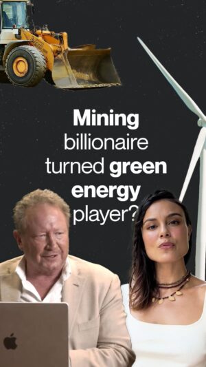 Nathalie Kelley Instagram - All eyes are on world leaders at COP28 in the hope that they’ll bring about a desperately needed phase-out of fossil fuels.

But, where will we get our energy from in the future?

We sent @natkelley to interview Andrew Forrest, a billionaire mining magnate from Australia who is pushing for green hydrogen as a clean energy solution, despite its debated inefficiencies and water impact.

Forrest’s numerous business ventures have caused climate change, however he’s now entirely changed course, and has committed to achieving real zero in his mining operations and through the @wearepositivepower 

Can the biggest polluters be part of the solution?