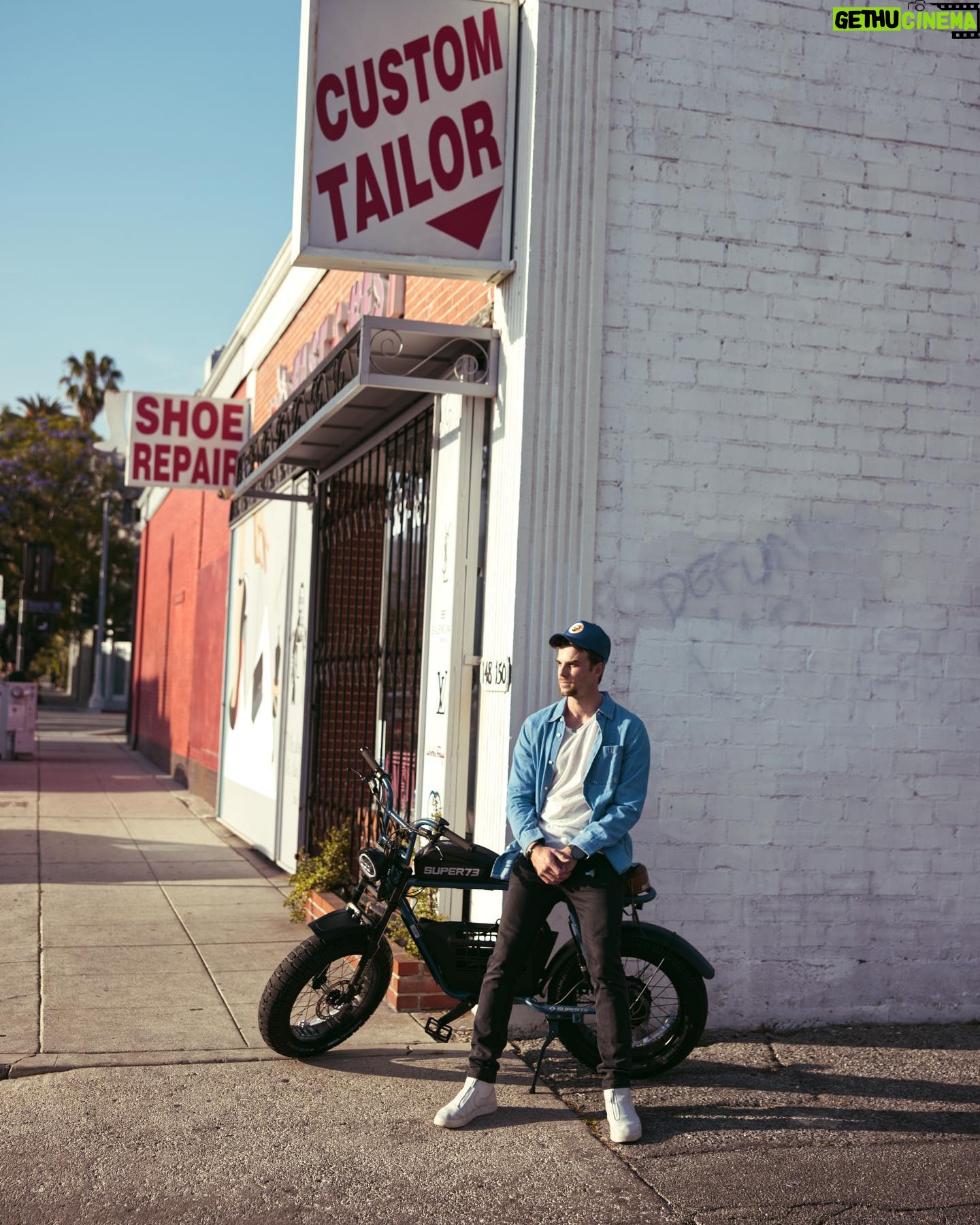 Nathaniel Buzolic Instagram - So I went & purchased my first @super73 S2 e-bike about 2 month ago… haven’t been to a gas station since 🤙🏼 I cruise passed them. 40 mile range on a full charge when using throttle only and you can hit speeds up to 32mph Big shout out to the crew down at @irvlabs who were kind enough to gift me with this hard shell basket accessories. That had an easy installation. So if you also have an @super73 & wanna make your Trader Joe runs runs easier check them out. This will not be my last @super73 purchase that’s for sure.