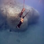 Nathaniel Buzolic Instagram - One of the coolest experiences of 2022 free diving with a professional @_staifan_ Stefano holds his breath under water like it’s nothing at all. He Taught me a few things to take away and work on - but my biggest lesson was this - Life underwater and at sea is far more peaceful when you separate yourself from the madness that man creates for himself on dry land. He is also has some unbelievable underwater photography so check out his work. He has a diving center running out of the @numoierapetra in Crete. So if your looking for a place to relax and spend some time underwater this is your spot.