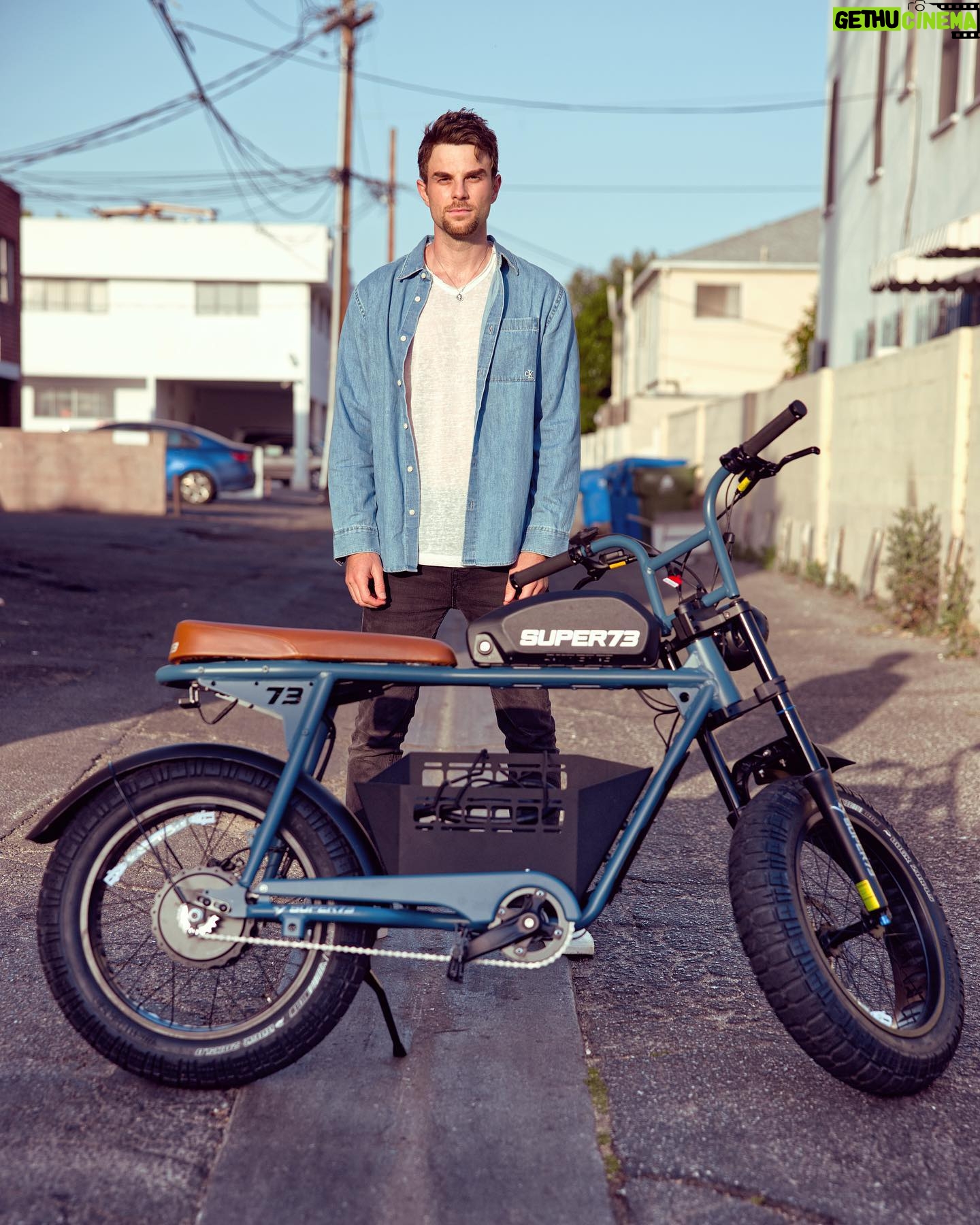 Nathaniel Buzolic Instagram - So I went & purchased my first @super73 S2 e-bike about 2 month ago… haven’t been to a gas station since 🤙🏼 I cruise passed them. 40 mile range on a full charge when using throttle only and you can hit speeds up to 32mph Big shout out to the crew down at @irvlabs who were kind enough to gift me with this hard shell basket accessories. That had an easy installation. So if you also have an @super73 & wanna make your Trader Joe runs runs easier check them out. This will not be my last @super73 purchase that’s for sure.