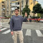 Nathaniel Buzolic Instagram - Just landed in Tel Aviv, rocket attacks continue from Hamas out of Gaza, this building was hit in the heart of Tel Aviv 2 hours ago. Follow @factsforpeace the world needs to know the truth and the real struggle that Israeli’s have had to endure. Hamas runs out of water but doesn’t run out of rockets. Let that sink in.